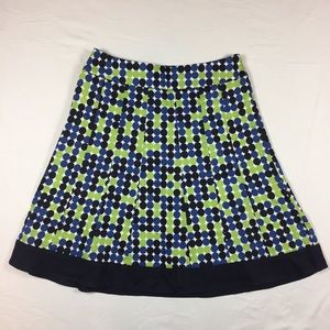 Ann Taylor cotton dot skirt size 0